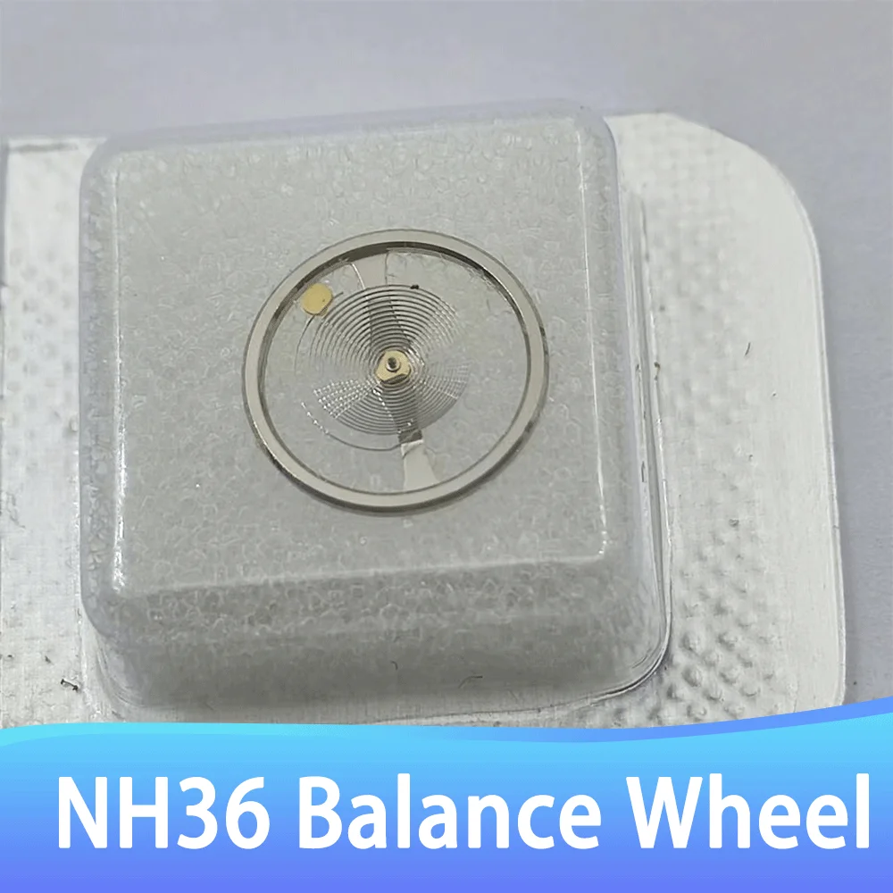 Watch Accessories for Suitable Original Japanese NH35 NH36 Movement Accessories Full Swing Balance Wheel 7S26 7S36 Balance Wheel