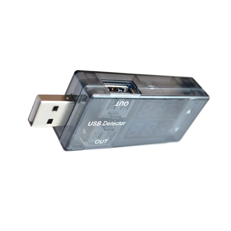 1-50Pcs Performance Testing of the Dual USB Current and Voltage Detection Meter Tester's one in two Adapter Power Supply