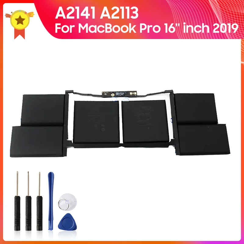 

Replacement Battery A2141 A2113 For MacBook Pro 16'' inch 2019 EMC 3347 High Quality Batteries 8790mAh