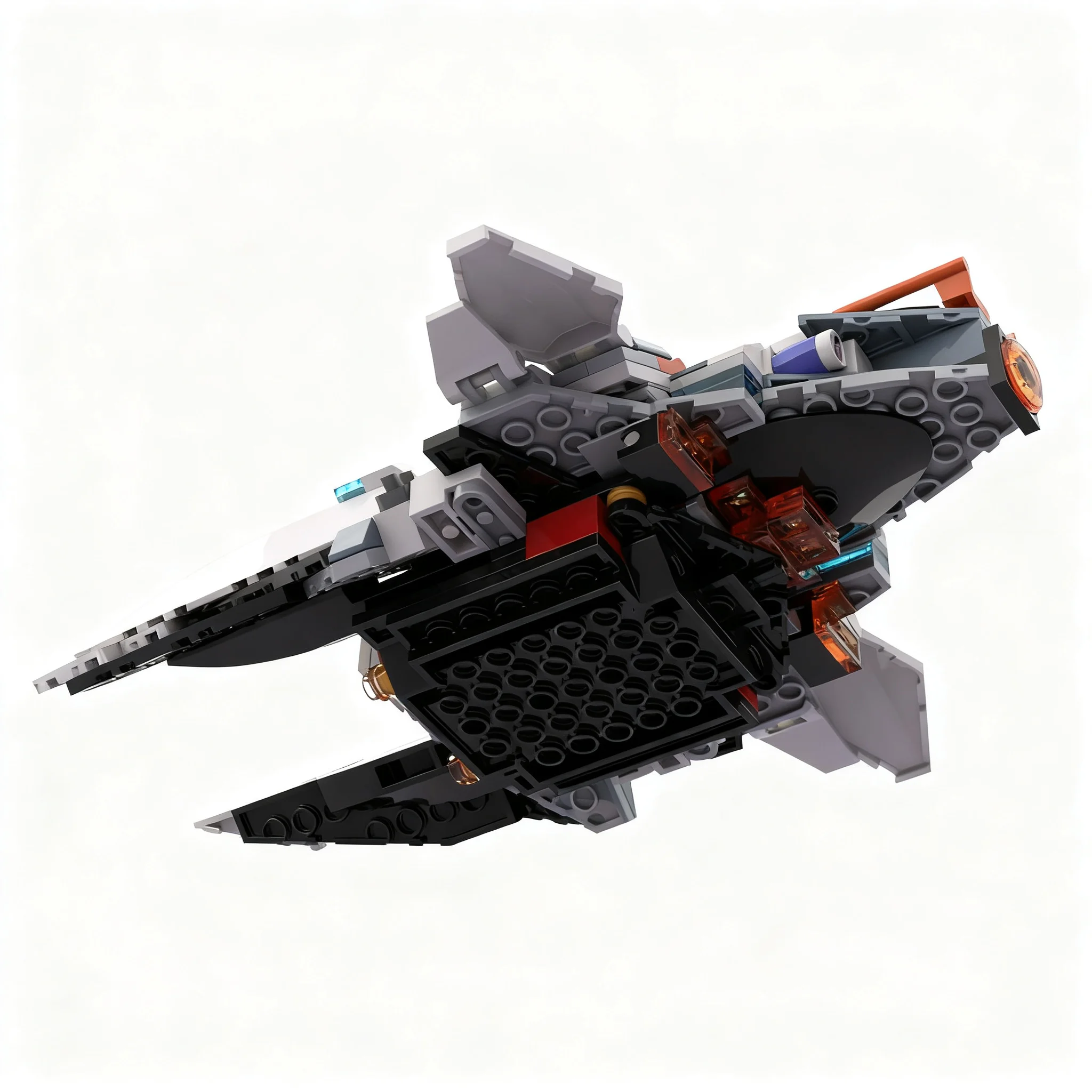 225pcs MOC Galaxy Intercepter Model Building Blocks Construction Toys Christmas Gifts Assemble Creative Idea Presentation Brick