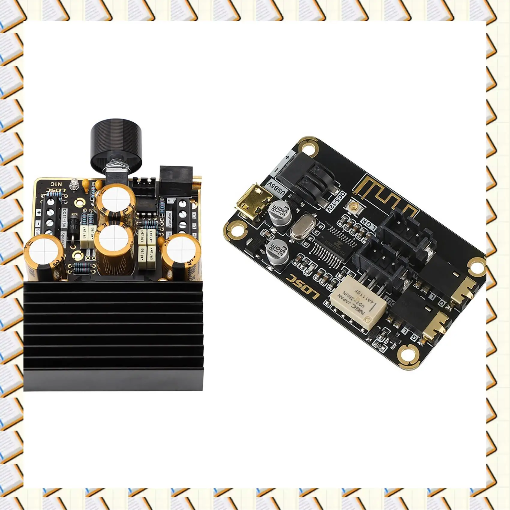 

A14M LQSC TDA7850 2.1 Channel Power Amplifier Board 2X80W With Bluetooth Decoder Board