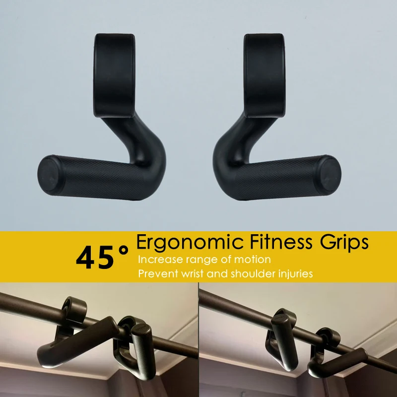 Ergonomics Backhand Forehand Grip Handle Fitness For Pull-up Bars Barbells Exercise Gym Equipment Accessories Strength Training