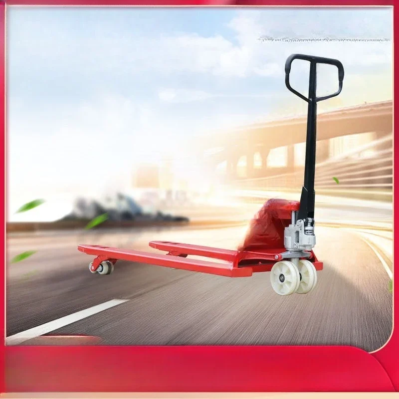 Forklift manual hydraulic truck lifting pallet hand push stack cattle manual forklift