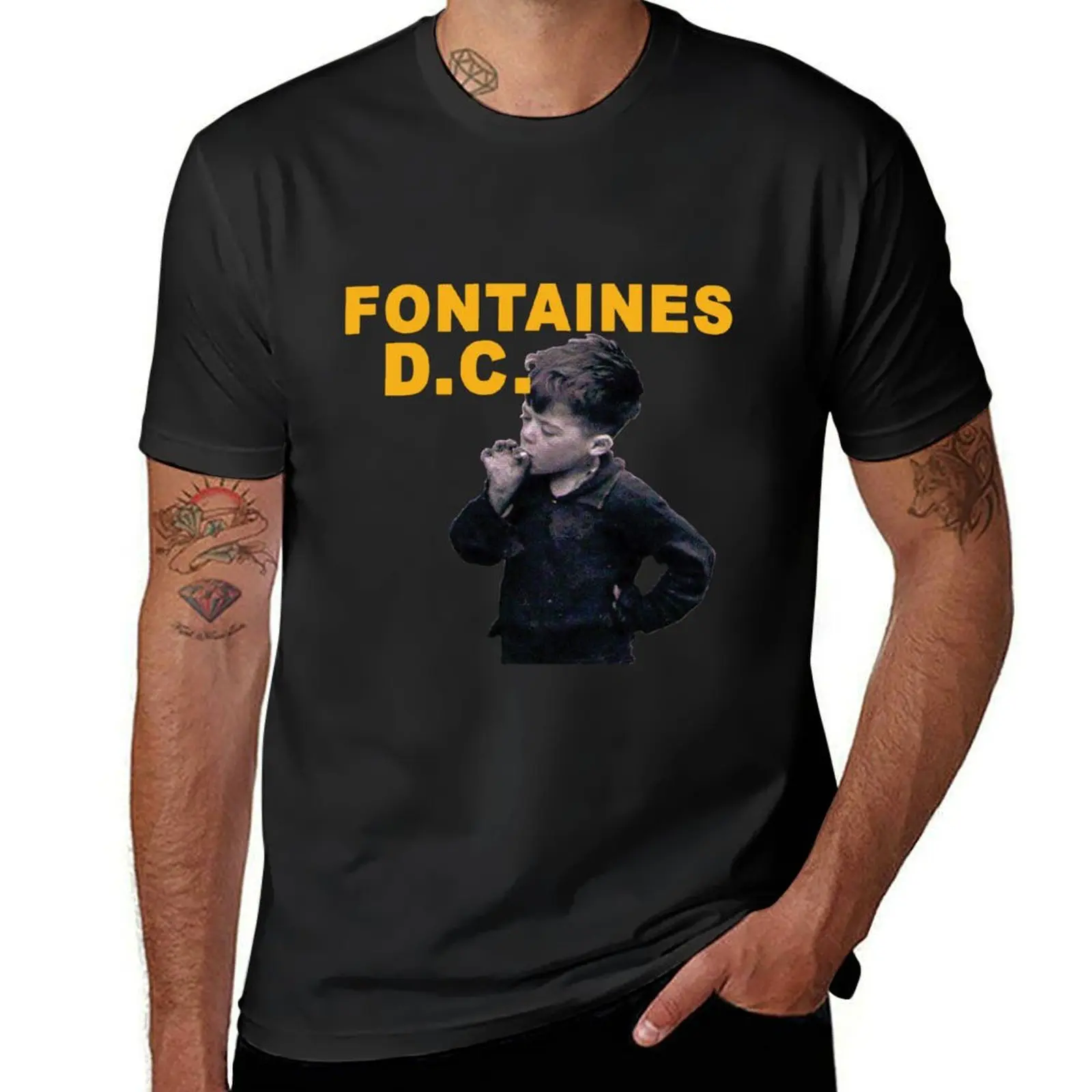 Fontaines : Irish Post-Punk Most Popular T-Shirt plain summer top graphics mens champion t shirts