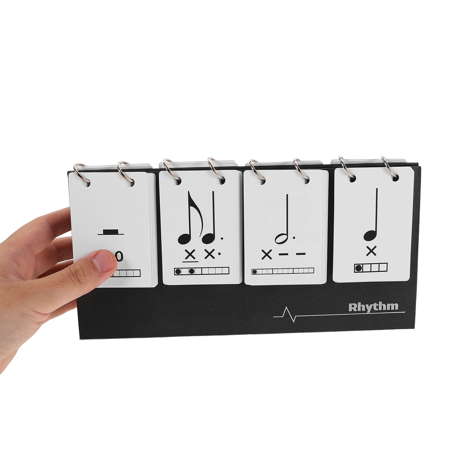 

Music Teaching Props Rhythm Card Calendar Lesson Cards Tool Classroom Supplies Metal Flashcards for