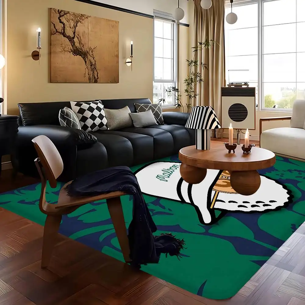 L-Leisure-M-M-Malbones Golf Hallway Carpet Non-Slip Laundry Room Mat Laundry Decor Balcony Child Living Room Bedside Area Rugs