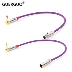 3.5mm to Mini XLR 3 Pin Male/Female to Stereo Audio Cable For Amplifier Computer Speaker Guitar Mixer Adapter Cable