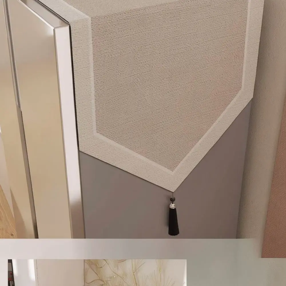 American Luxury Style Dustproof Cover Cotton Linen Material For Refrigerator Washing Machine Bedside Table Furniture Protector