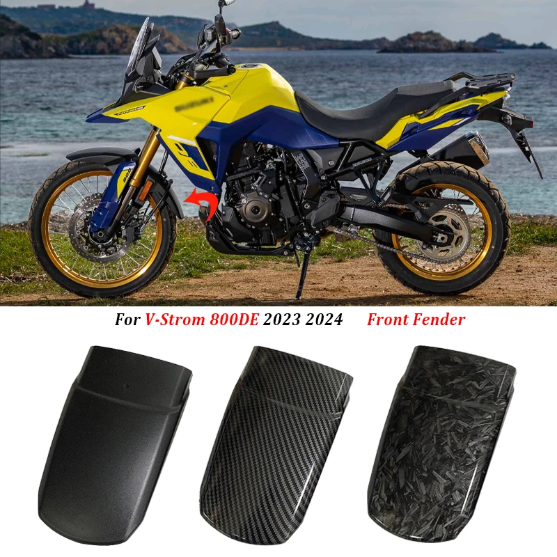 VStrom 800DE Motorcycle Accessories Front Fender Mudguard Extender Extension For Suzuki V-STROM 800 DE Vstrom 800DE 2023 2024