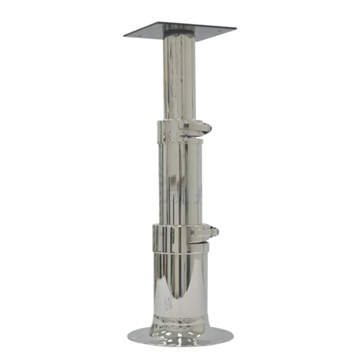 Factory Wholesale Stainless Steel 700mm Three-Section Shrink Adjustable Table Leg Table Leg Yacht Ship Applicable Accessories