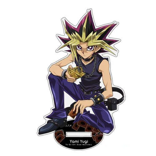 Anime Fans Gifts Yu-Gi-Oh! Duel Monsters GX Jaden & Yubel Yugi Muto Zexal Yuma HD Character AcrylicStand Desktop Decor About15cm