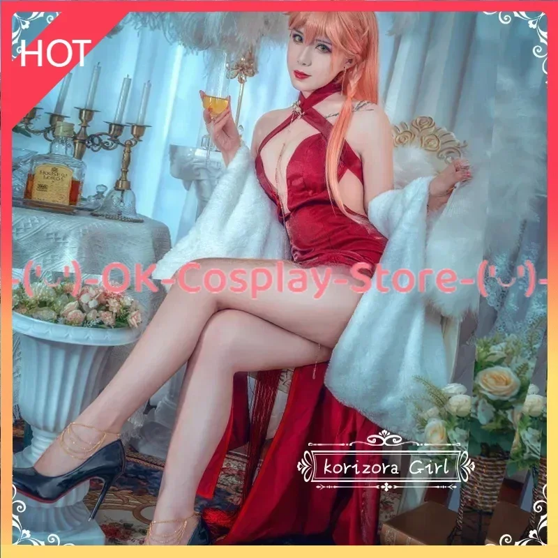 

[Custom Made] Game Girls Frontline OTS-14 Cosplay Costume Women Sexy Dress Chinese Deluxe Cheongsam Halloween Party Uniforms