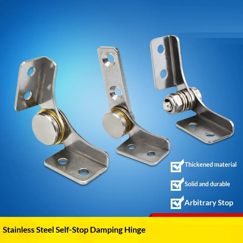 

1PCS 304 Stainless Steel Shaft Damper Adjustable Hinge Positioning Stop Up And Down Flip Door Hinge Hardware Accessories