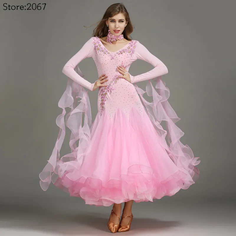 Nowoczesne sukienki do tańca dla kobiet, stroje sceniczne, suknie na zawody tańca towarzyskiego, nowa modna elegancja, nowoczesne sukienki.