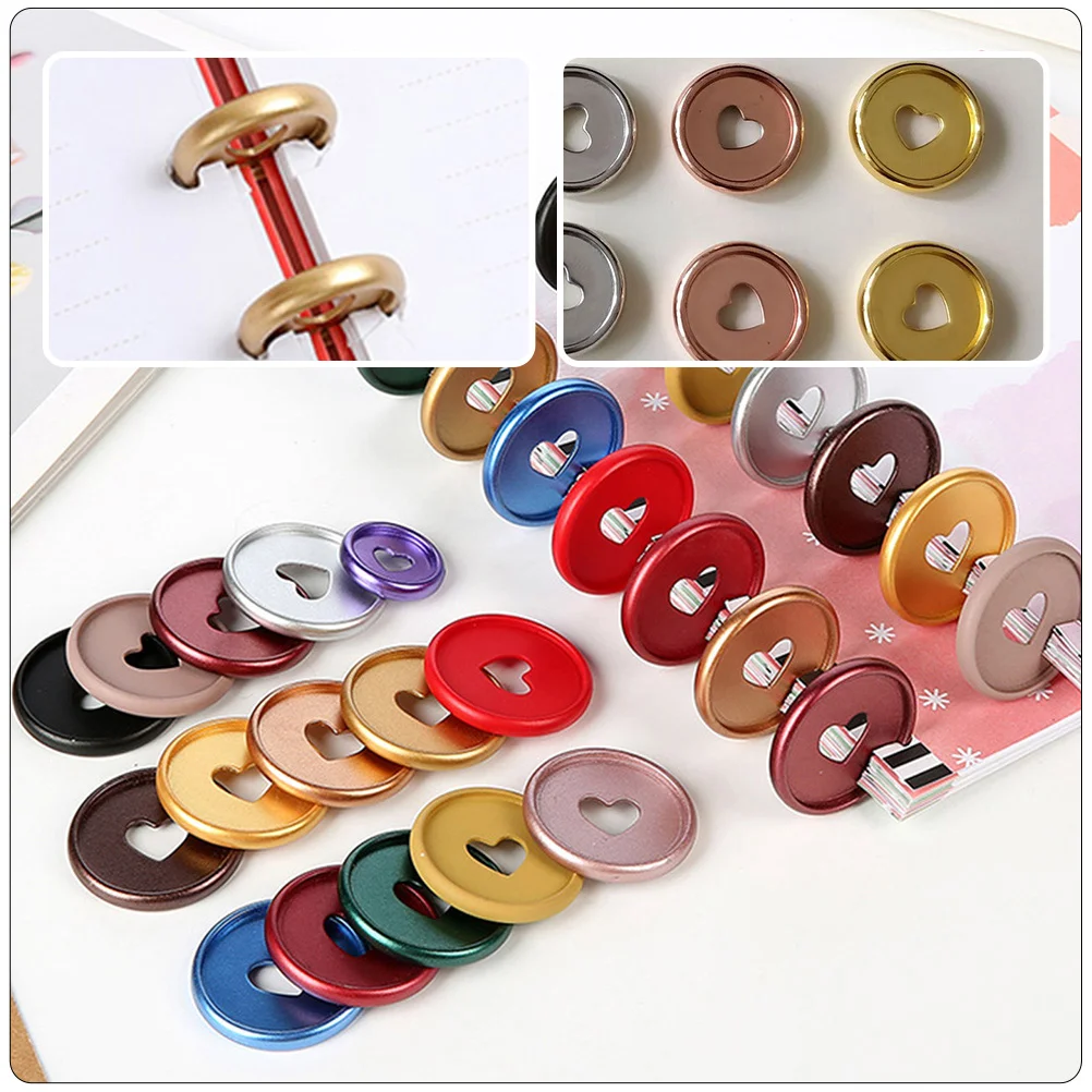 20 Stück Lose blatt Notizbuch Bindung Bücher Binder Discs für Notizblock Ringe Planer abs