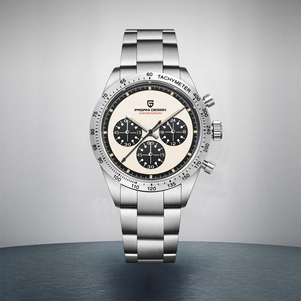 Image of 2026 Neue PAGANI DESIGN Panda Herrenuhren Luxus Quarzuhr für Männer Speed Chronograph Leuchtend Wasserdicht AR Saphir Herrengeschenk