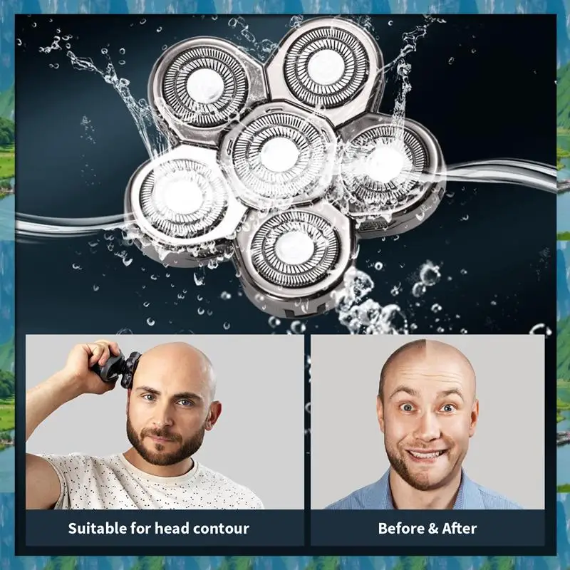 

AB07 HOT Universal Replacement Heads Men's Electric Shaver Efficient Shaving,Easy To Install