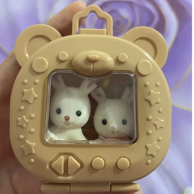 

2024 New Sylvanians Families Anime Doll Storage Box Desktop Decoration Gifts Box Single Dolls Gifts