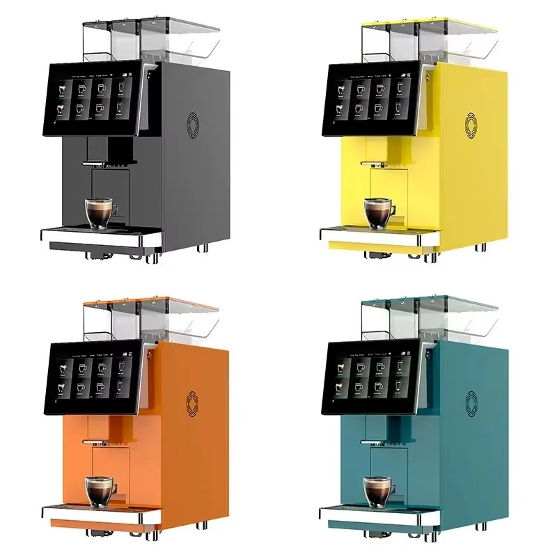High Efficiency Output Buffet Coffee Machine With Coffee Powder Function Smart Coffee Machine,Use for Cafe Use