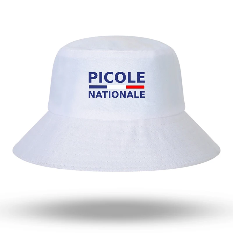 New French bob Hats Picole Nationale Print Men Women reversible Bucket Hat Outdoor Panama Fishing Cap Fisherman Hat Fishing Hat