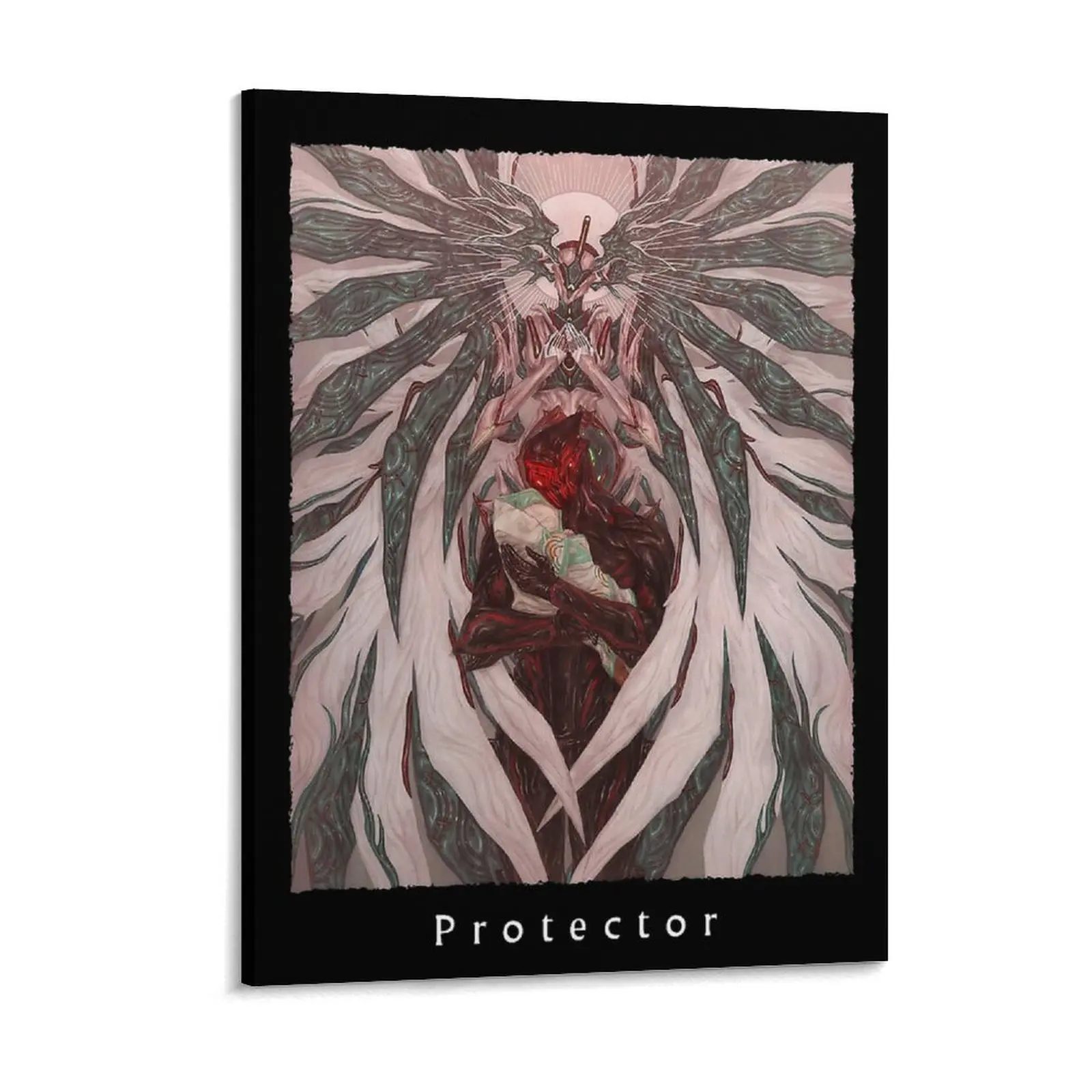 Jade Warframe Grineers Hydroid Prime Canvas Painting Bar Wall Decor Funny Designs Wall Mural Framed Wall Paintings