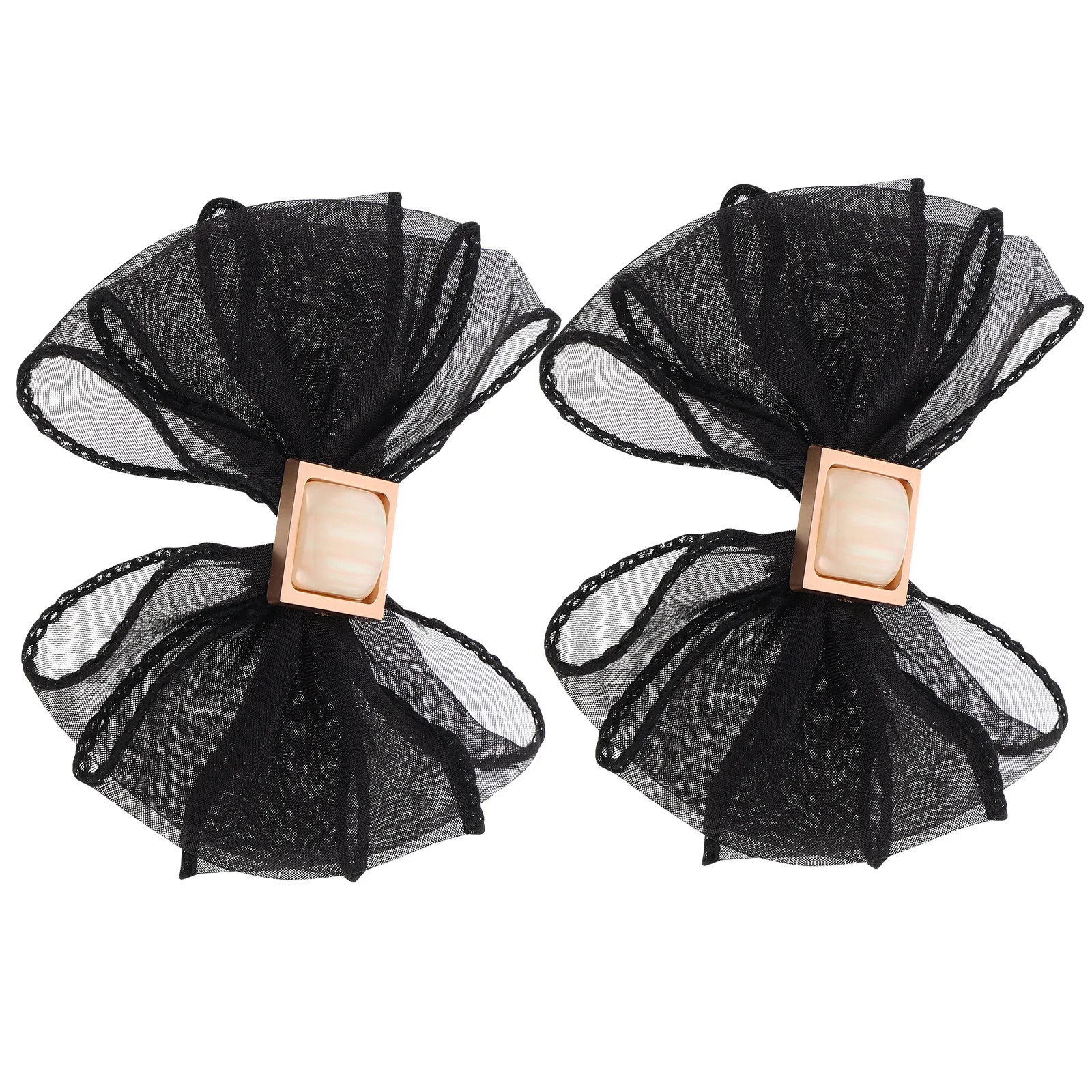 

Shoe Accessories Women Clips Bowknot Decorations Removable Bridal High Heel Buckle Charm Fabric Shoe Ornament Detachable
