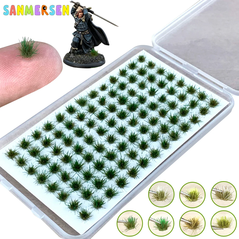 

104 шт./упак. кластеры травы HO/OO масштабные миниатюры ферма сад газон растения железная дорога пейзаж макет DIY