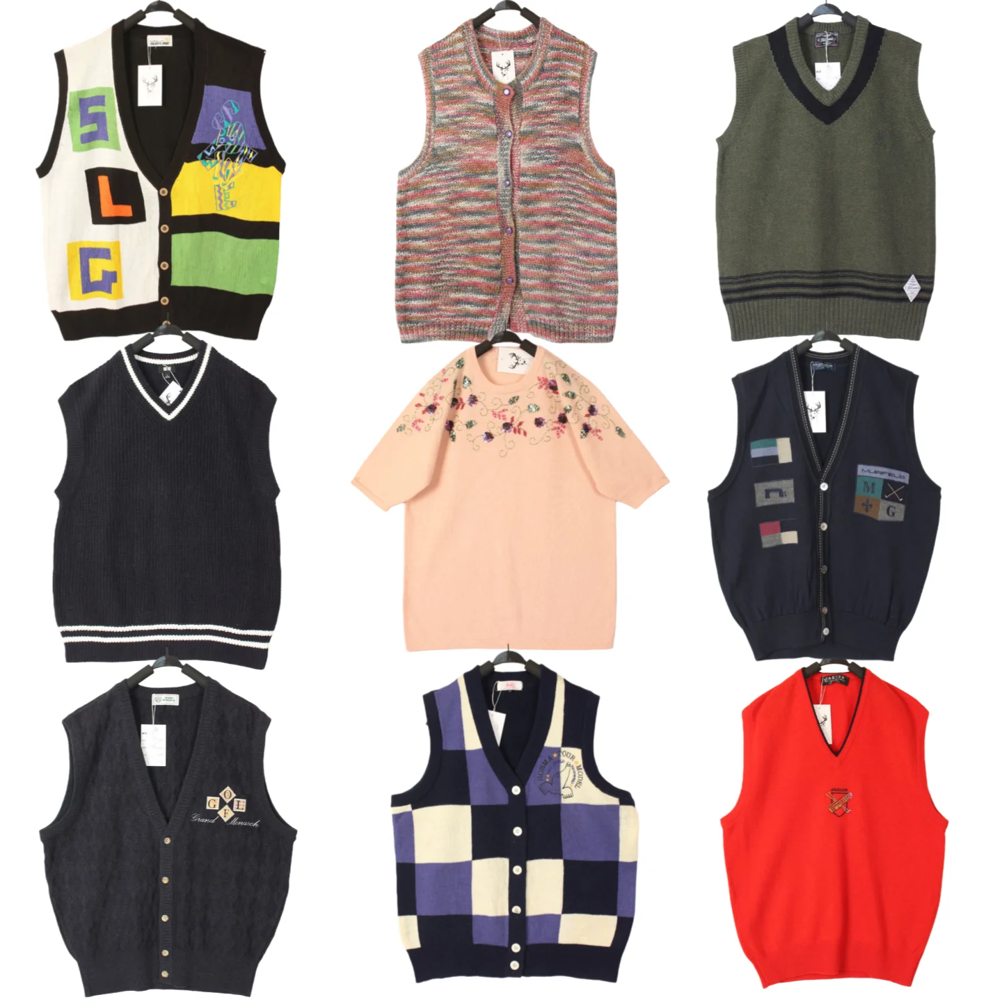 

Винтажный вязаный шерстяной свитер свободного кроя, женский кардиган в богемном стиле с цветочным принтом, теплая осенняя верхняя одежда, топ без рукавов с V-образным вырезом