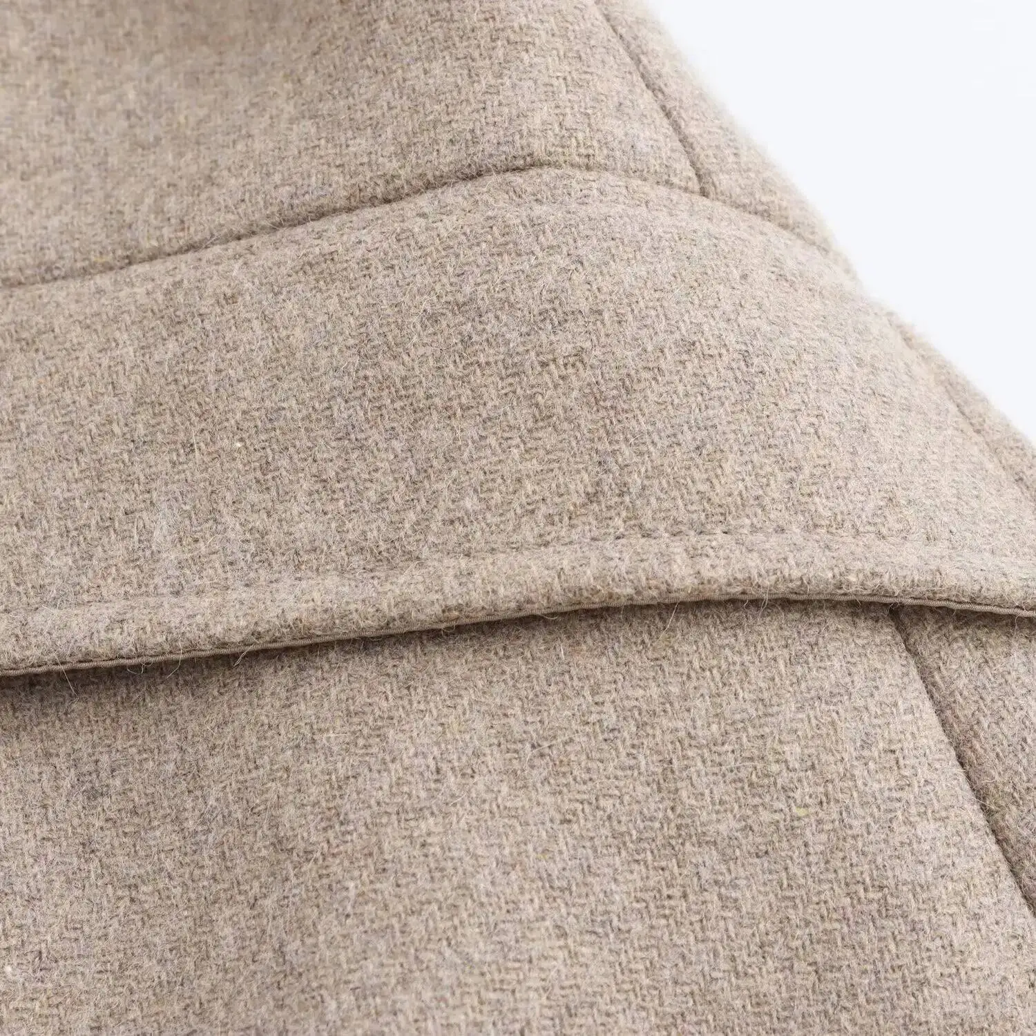 Herbst Winter Neue frauen Kleidung Abnehmbare Pelz Kragen Krawatte Medium Und Lange Woolen Mantel Für Frauen