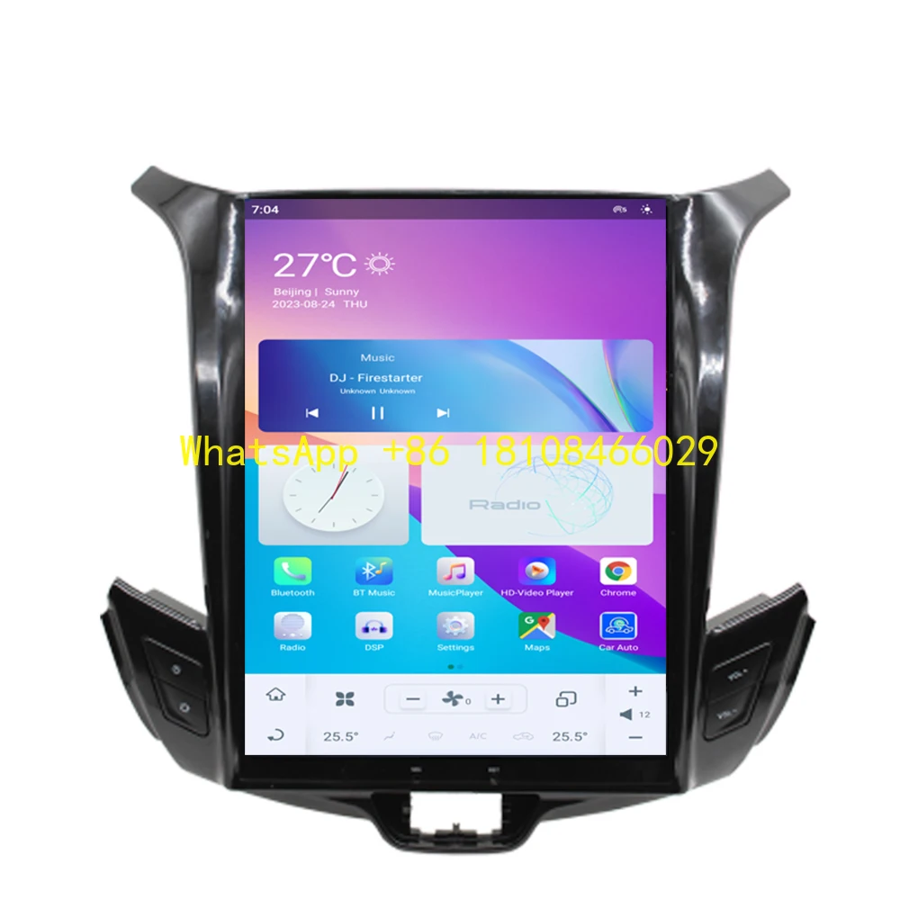

Tesla Style Android 11 Car Radio for Chevrolet Cruze 2015-2017 Car Multimedia Player Wireless Carplay 4G