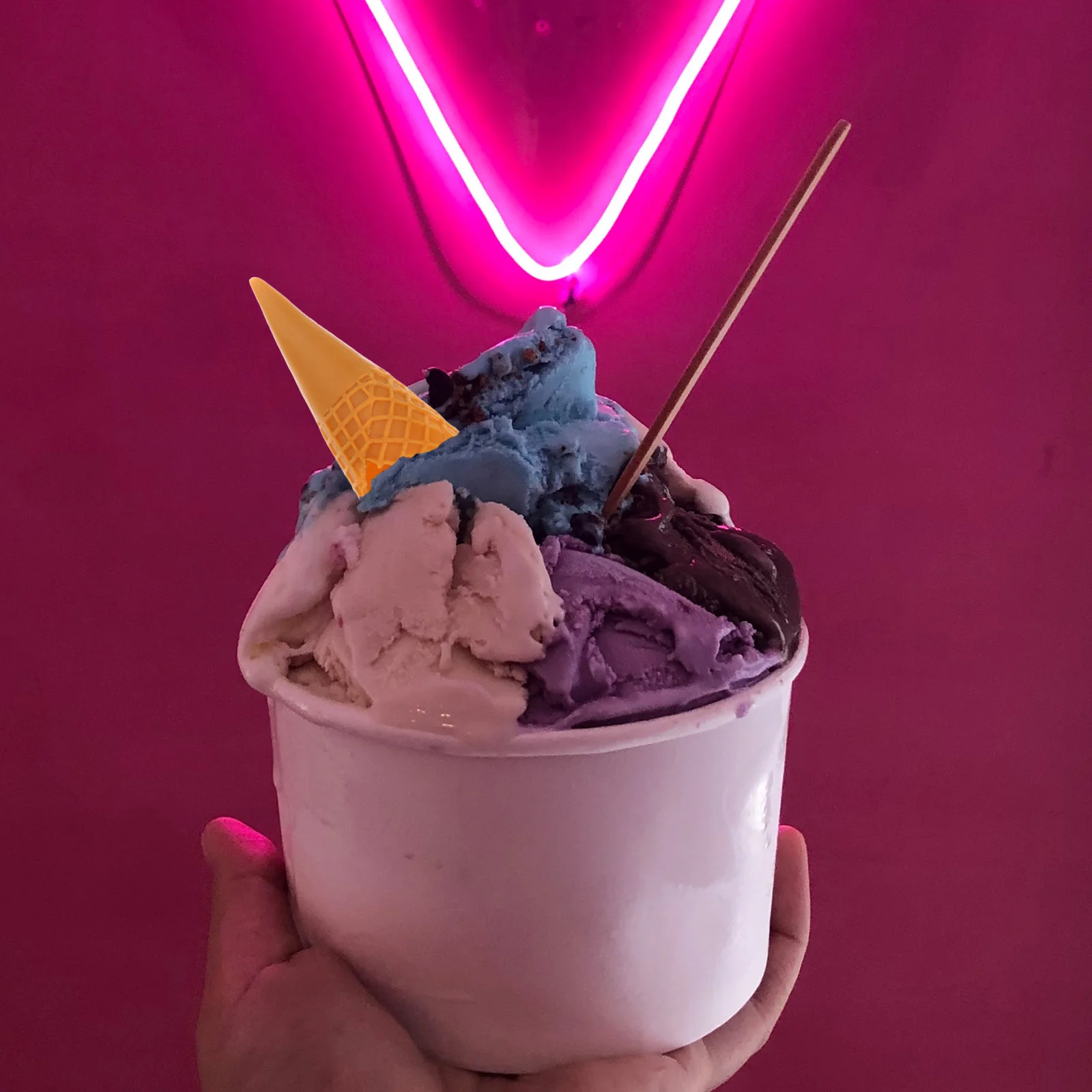 40 pçs mini cone de sorvete crocante waffle titular realista fingir comida para casa de bonecas suprimentos cozinha decorações festa verão