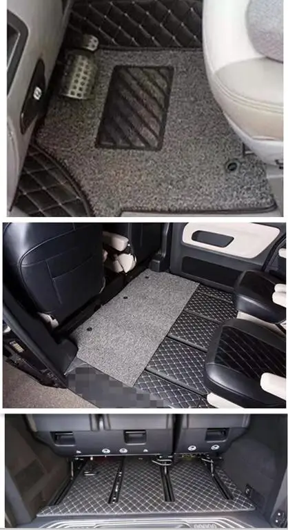 

Custom full set car floor mats for Mercedes Benz V 220 d W447 2026-2014 7 8 seats double layers carpets Rugs for V220 V220d 2019
