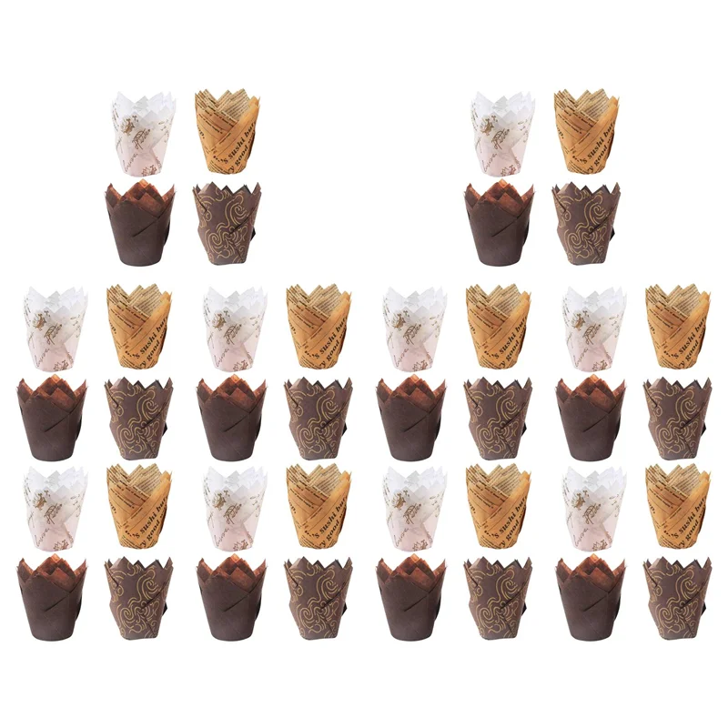 

Cupcake Molds,2000 Pieces Tulip Baking Cups Muffin Cups Cupcake Liners Muffin Cases For Birthday Shower Party