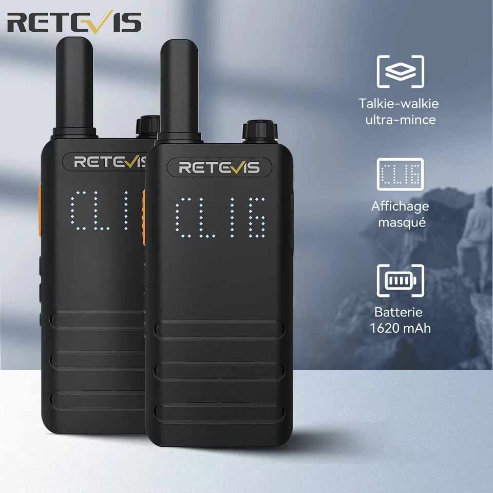 

Мини-рация с экраном 2 шт. портативная PMR446 профессиональная двухсторонняя радиосвязь перезаряжаемая