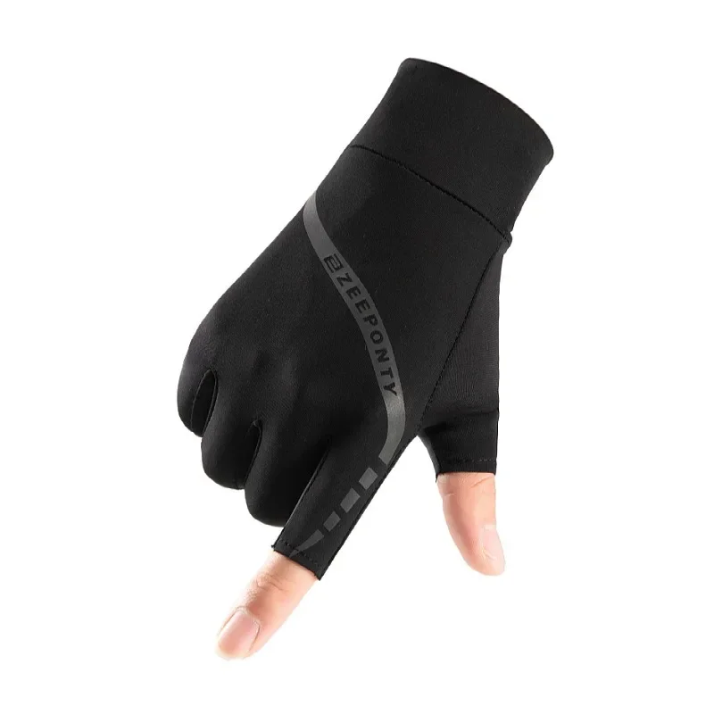 Guanti traspiranti primavera autunno Guanti da bici sottili corti con mezze dita Guanti da uomo/donna attillati per fitness estivo Sport/guida/bicicletta