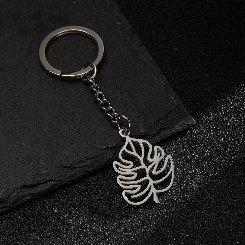 Shuangshuo New Tree of Life Keychain Key Ring Tree Leaves Key Chain For Women Men Handbag Accessorie Car Hanging Jewelry Gift