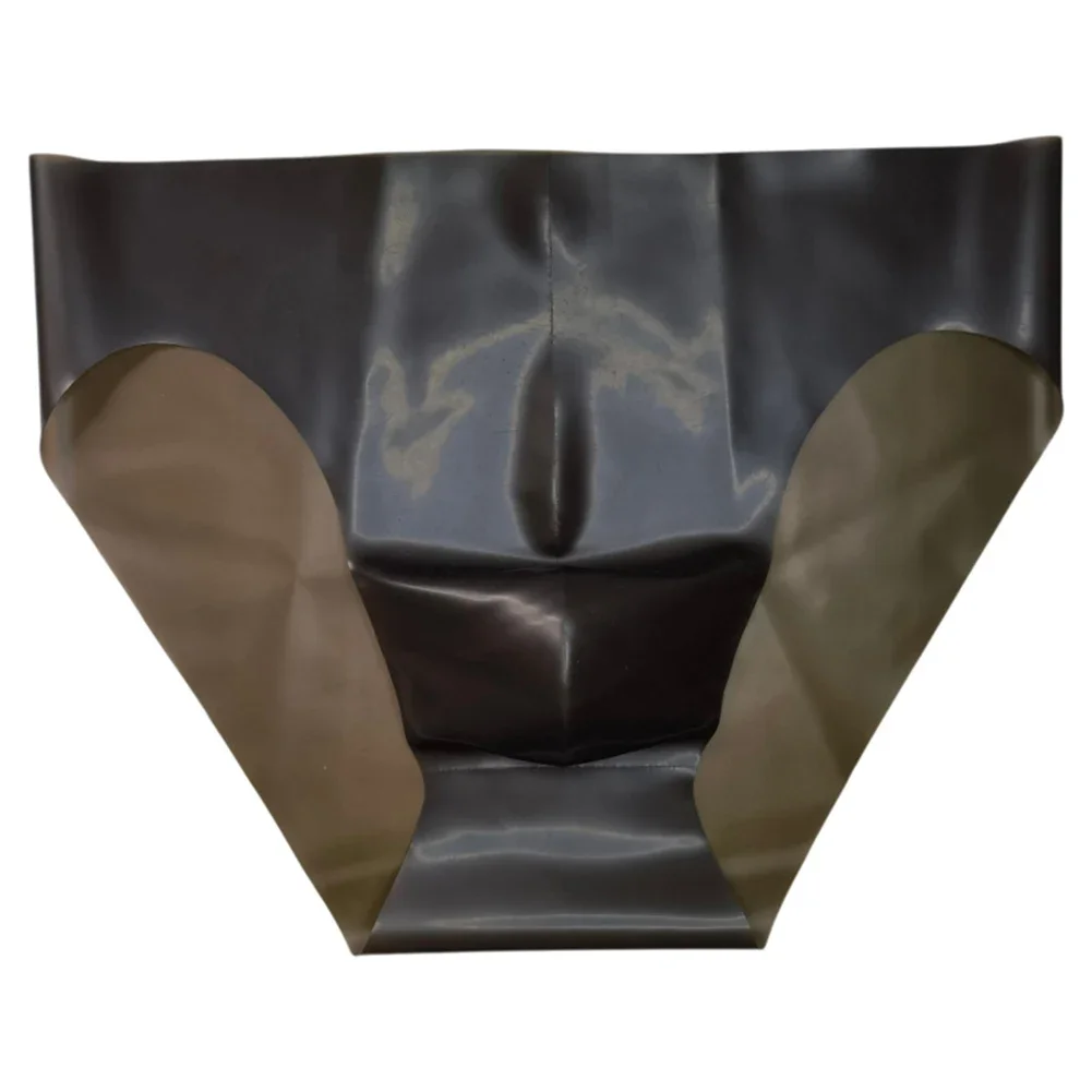 Rubber Underwear Mens Latex Briefs Party Outfit Brand New Item Classic Theme Erotic Wear Low Waist Style Seamless Design