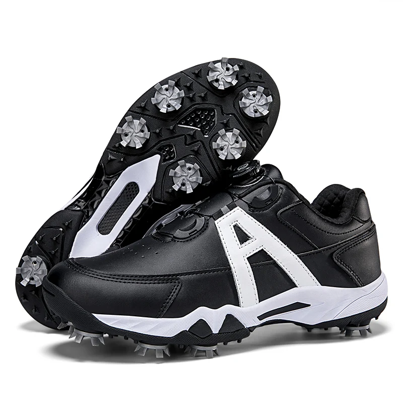 Golf Shoes Men Wear Training Outdoor Walking Golf Supplies Sneakers Anti Slip Athletic Golf Footwear Trainers Caddie Shoe 37-47 image 5