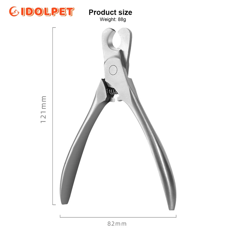 Professional Pet Nail Clipper Sharp Safety Animal Grooming Toe Trimmer Stainless Steels Finger Cutter for Dog and Cat