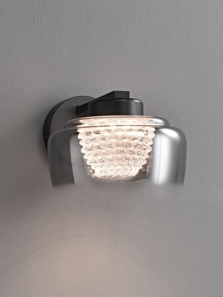 Lâmpada De Parede De Vidro Criativo Para Sala De Estar, Luz Moderna Simples, Parede De Fundo, Quarto, Cabeceira, Corrimento, Escada