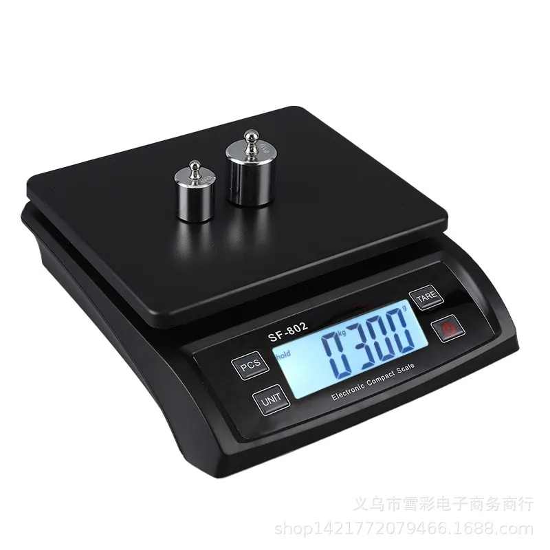 

Professional Digital Shipping Scale 66lb / 0.1oz (30kg / 1g) with Hold and Tare Function Mail Postage Scale Kitchen Desk Scale