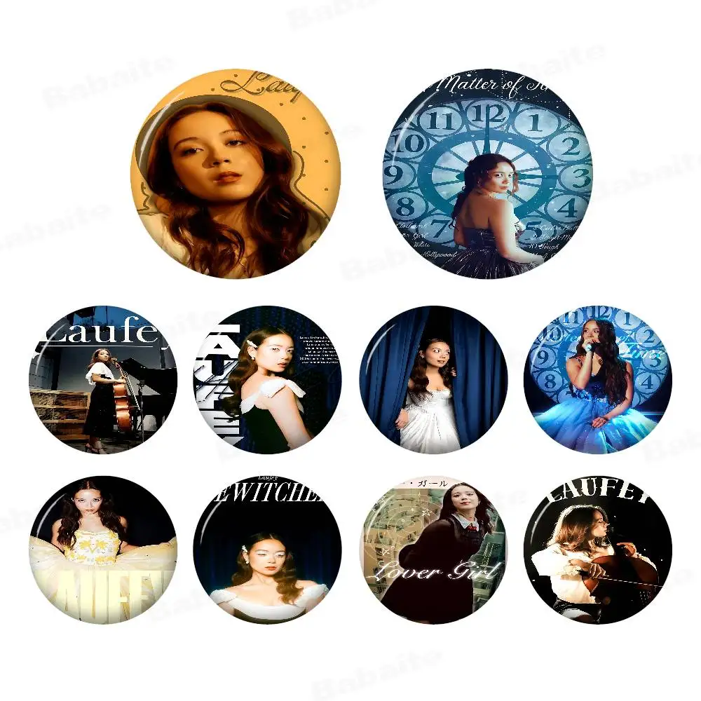 Singer Laufey 58mm Animals Funny Brooches Badge Backpack Clothes Gift Accessory