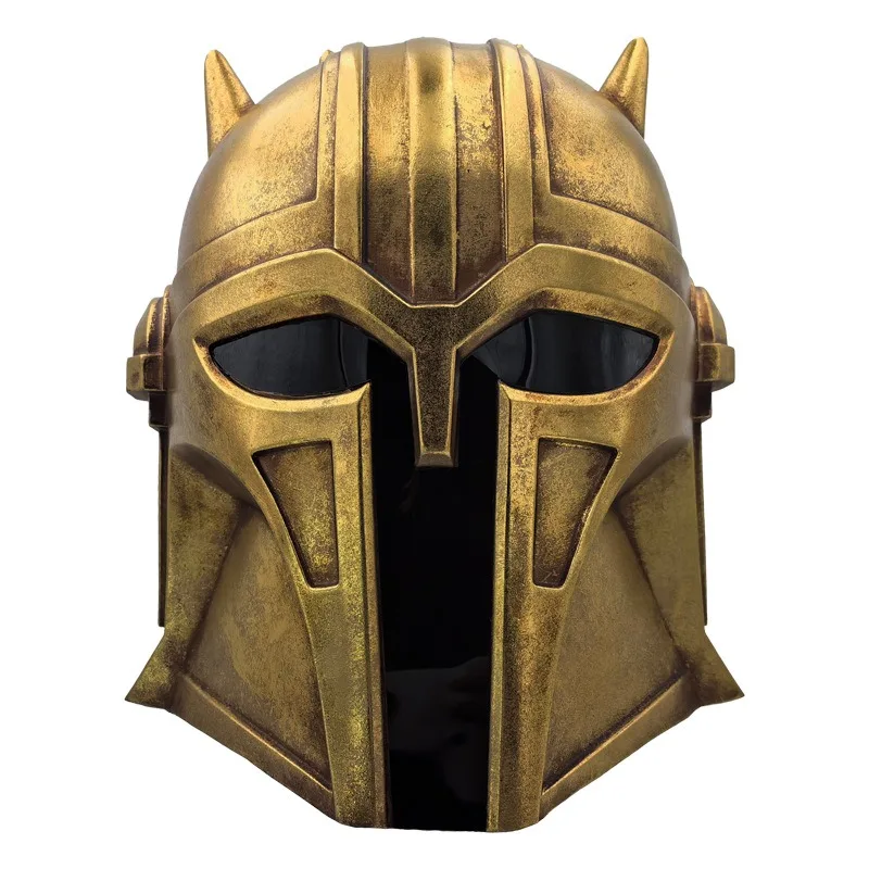 

The Armorer Helmet Female Mandalorian Armorer Helmets Cosplay Mask Helmet Resin Halloween Masks Carnival Masquerade Costume