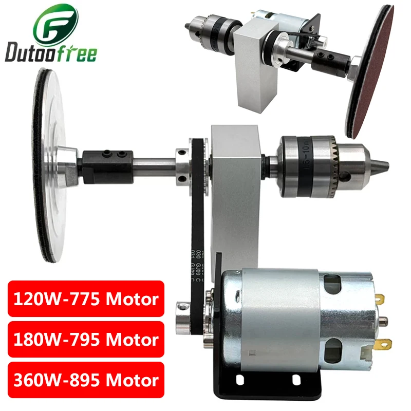 Mini Table Saw Spindle Bearing Seat Woodworking Cutting Polishing Spindle with 775/795/895 Motor Small Table Saw Accessories Set