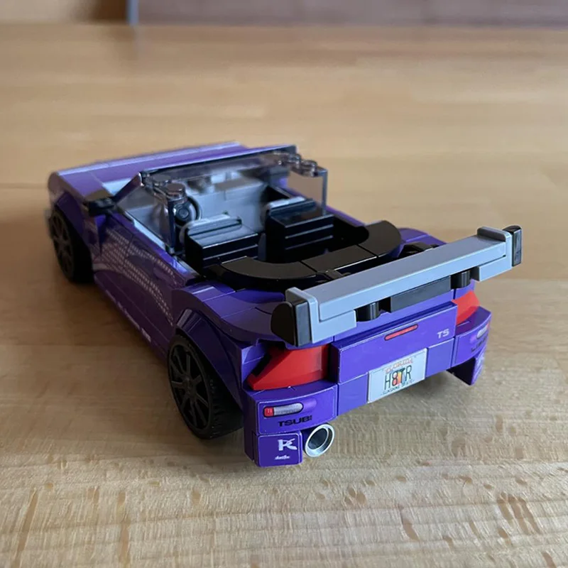 Furious Movies Model MOC Building Bricks Top Tier Sports Car Modular Technology Gifts Holiday Assemble Children Toys Suit
