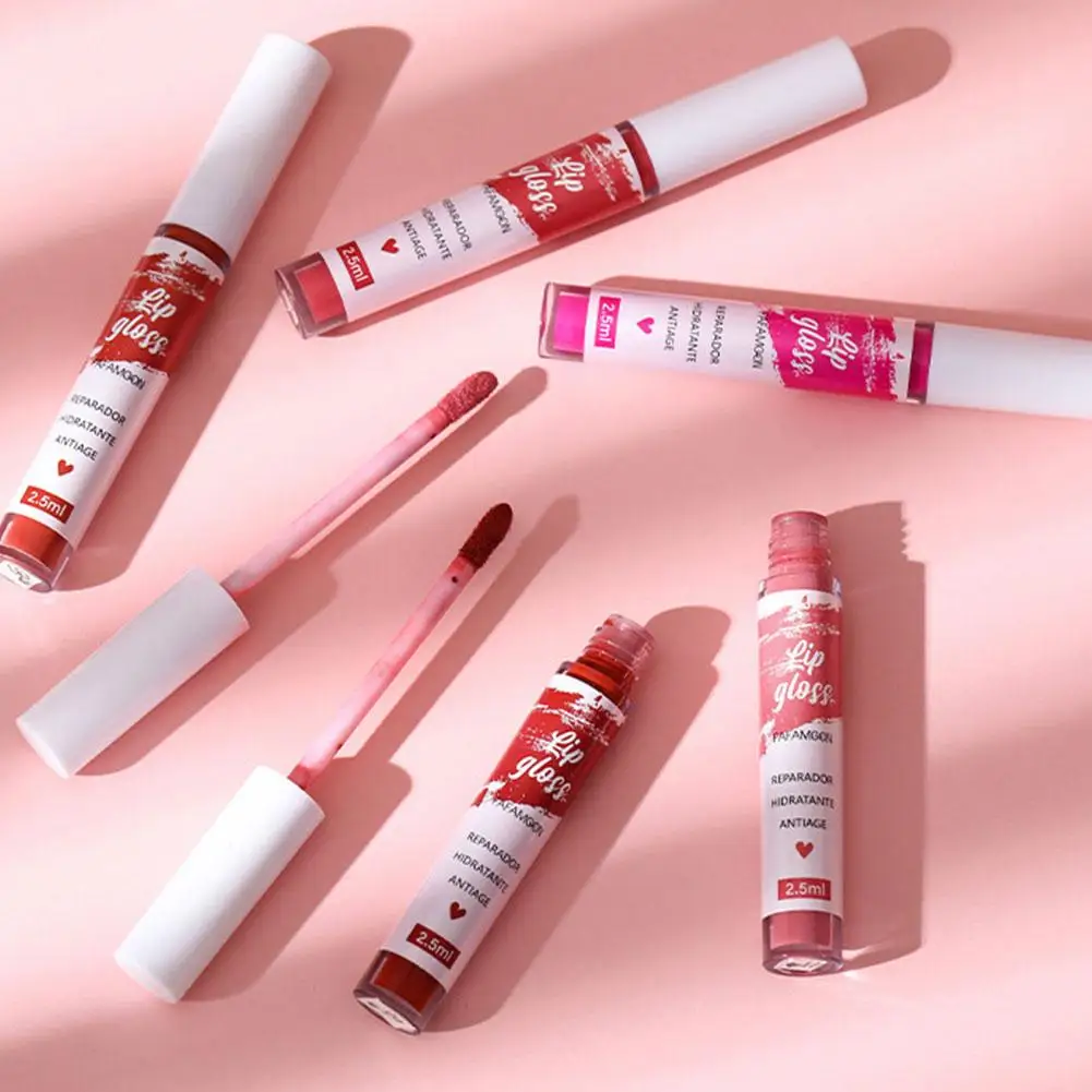 Lápiz labial líquido mate de terciopelo antiniebla, maquillaje Sexy de larga duración, Cosméticos rojos, brillo labial A9s1