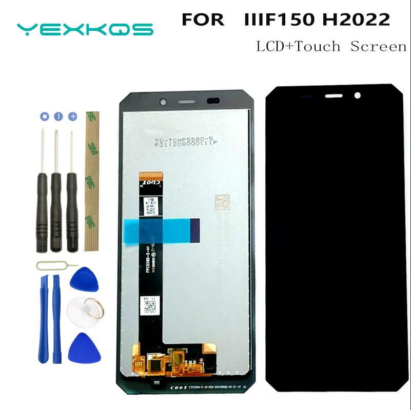 5.5 "oryginalny wyświetlacz LCD Oukitel iiiF150 H2022 i montaż Digitizera z ekranem dotykowym zamiennik dla F150 H 2022 telefon lcd + narzędzie