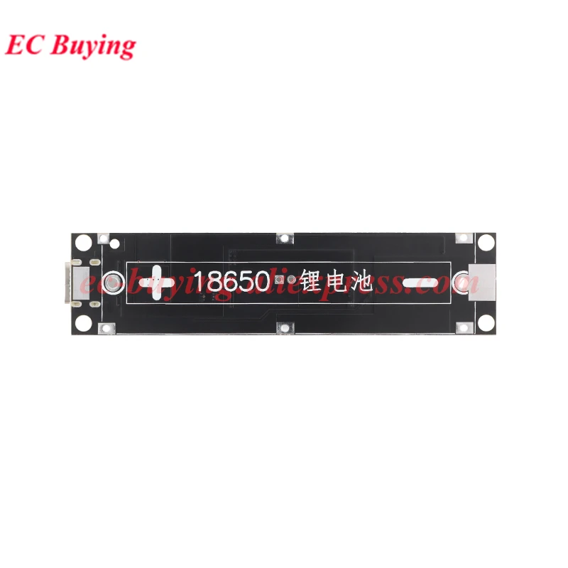 1-5 Stück 18650 Lithium-Batterie-Boost-Modul 5V 9V 12V Lade-UPS Unterbrechungsfreier Schutz Ladeplatine Typ-C mit Batteriehalter – Detail 7