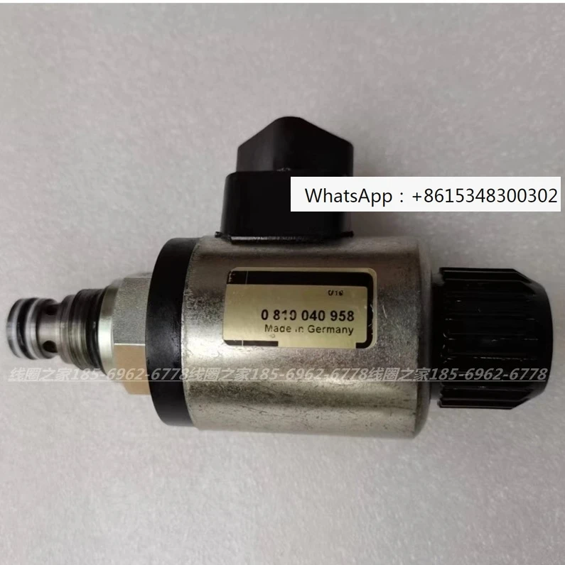 Inje-ction molding machine plug-in valve  solenoid valve 0810040910 coil 0810040958 0810040929