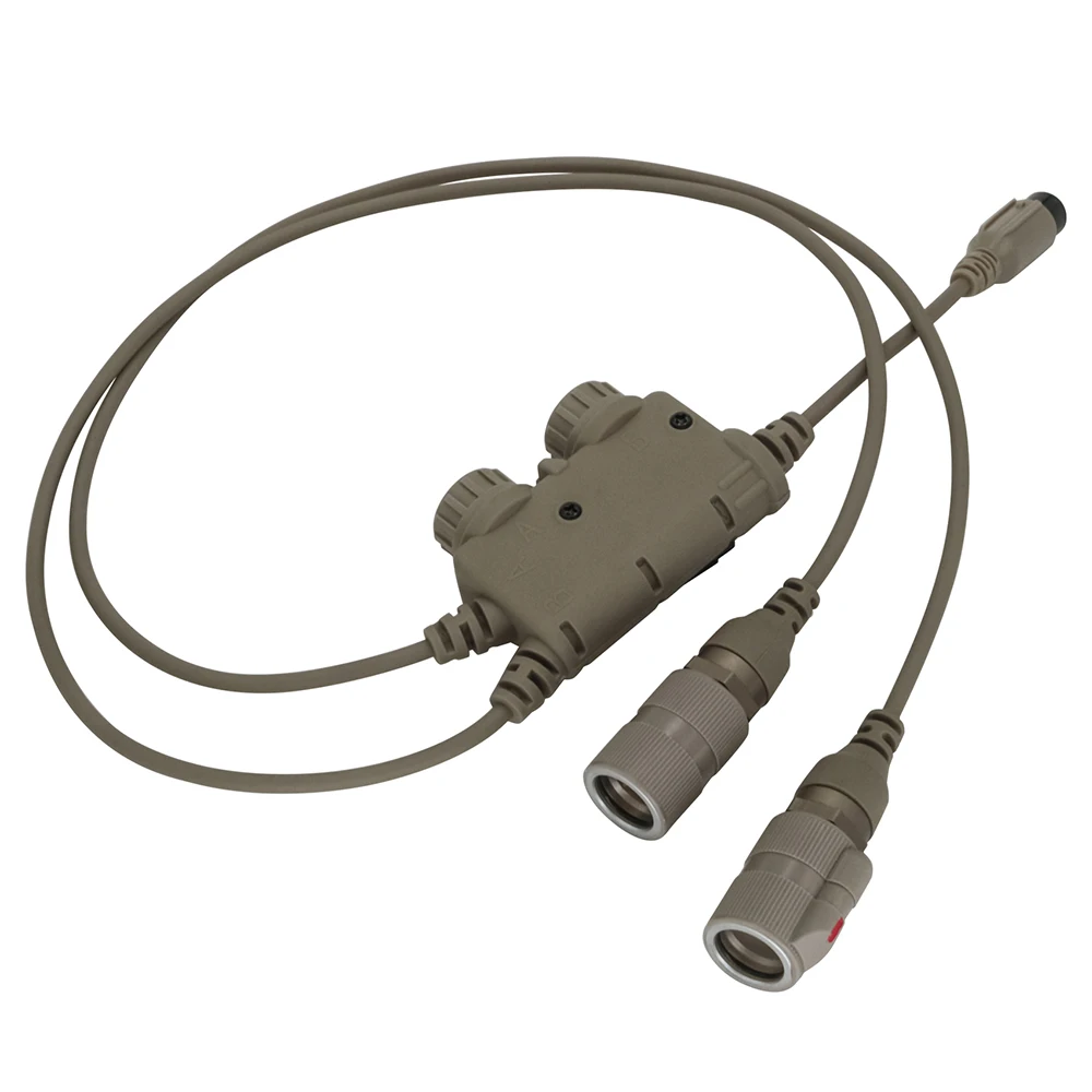 Tactical PTT Dual Communication RAC 6 pin Ptt for PRC 148/152/163